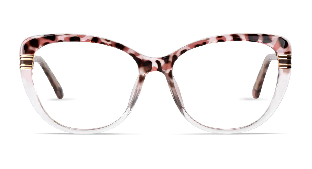 Cat-eye Pink/Tortoiseshell Eyeglasses